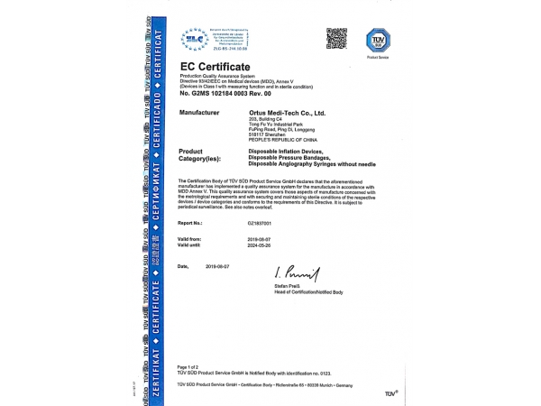 CE Certificate